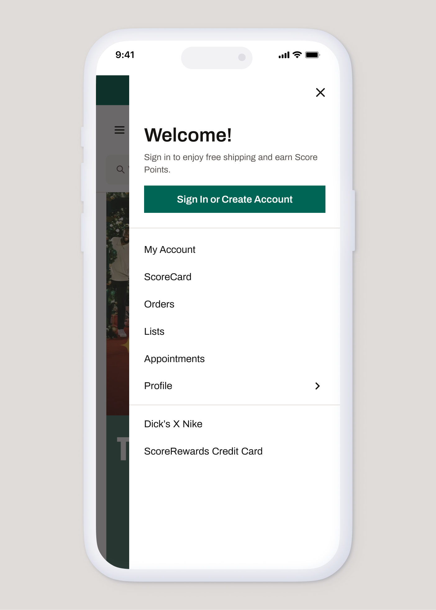 Loyalty Mobile (Signed Out)