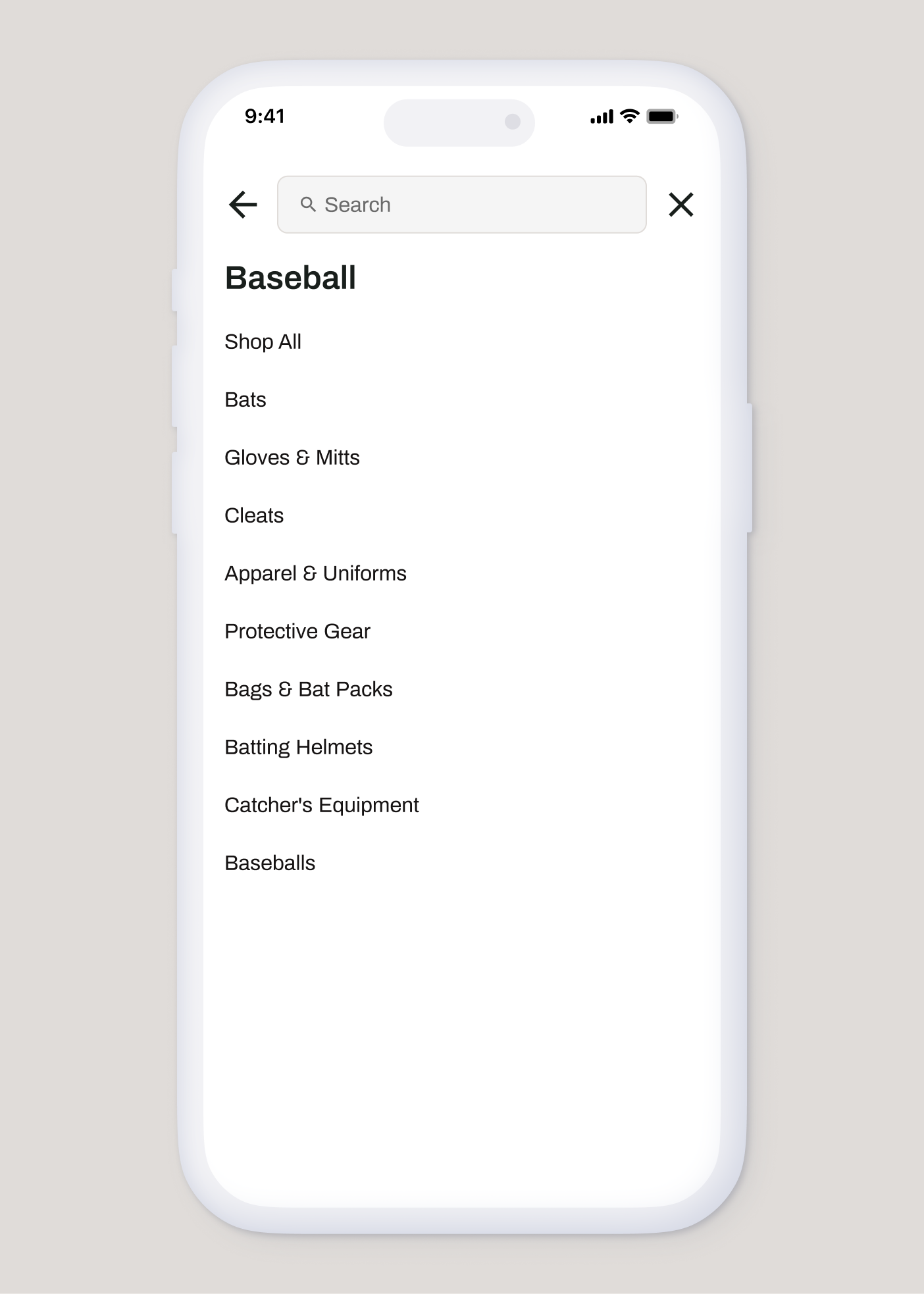 Mobile Navigation Redesign L2 v.2