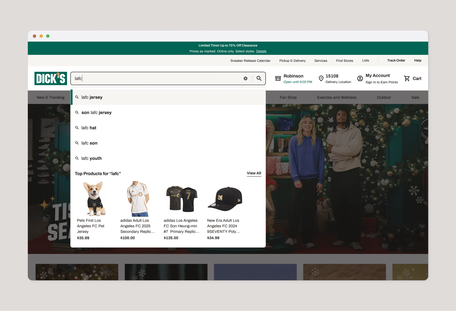 Search Experience Desktop v.2