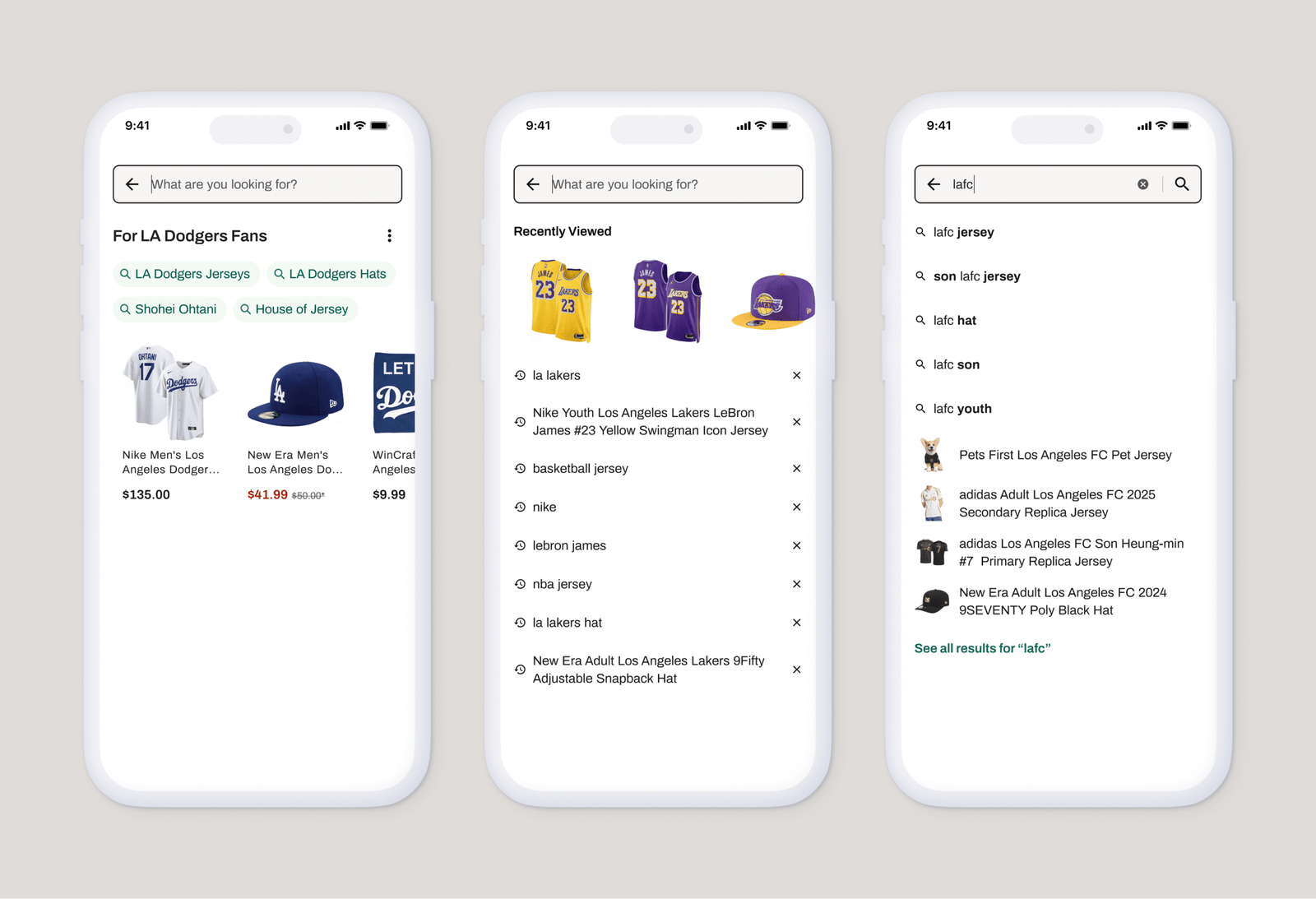 Search Experience Mobile v.3